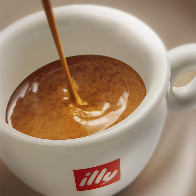 Illy Whole Bean Coffee, Decaffeinated - Medium Roast - Mild & Balanced - 100% Arabica - Whole Beans - Pressurized Packaging Sealed for Freshness - 8.8oz can (Pack of 6)