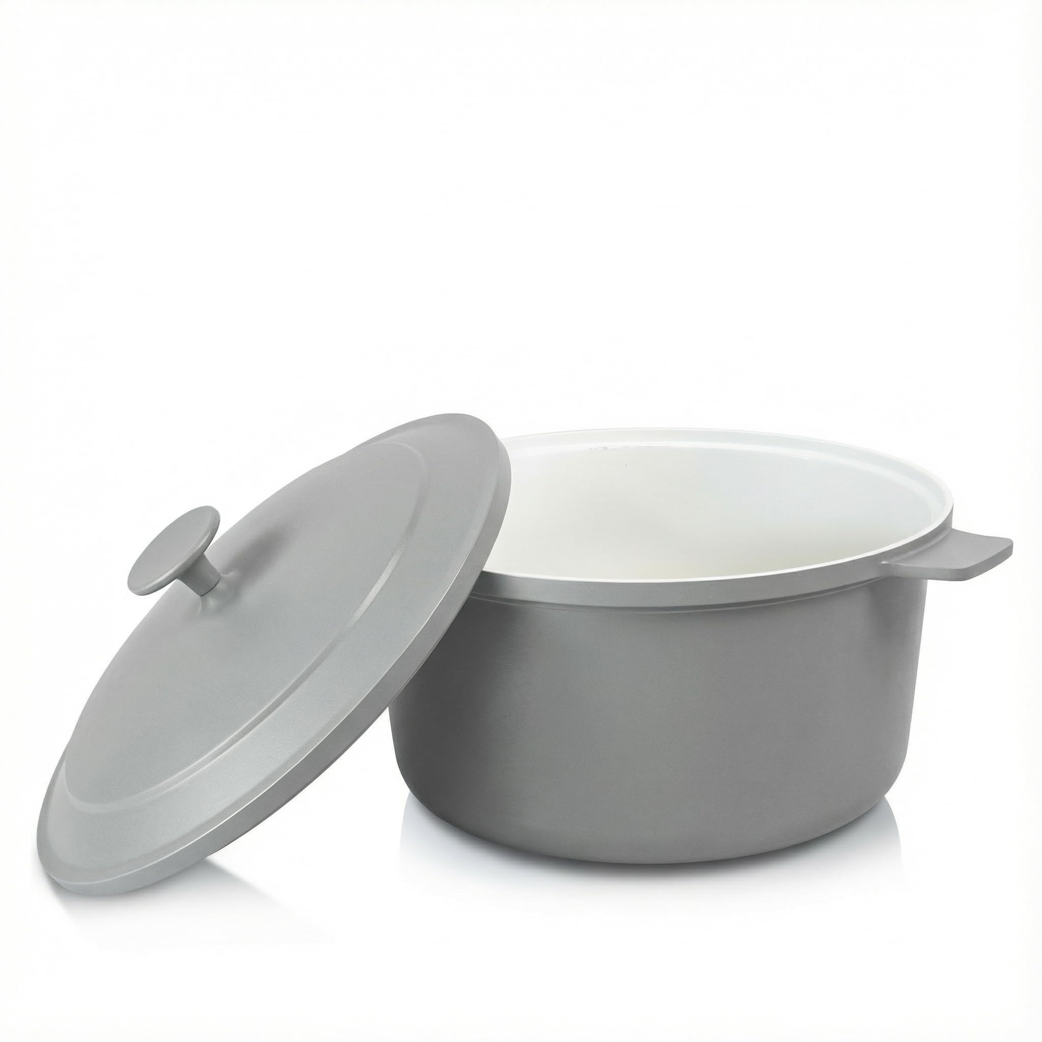 Gotham Steel 5 Qt Dutch Oven Pot with Lid, Gray