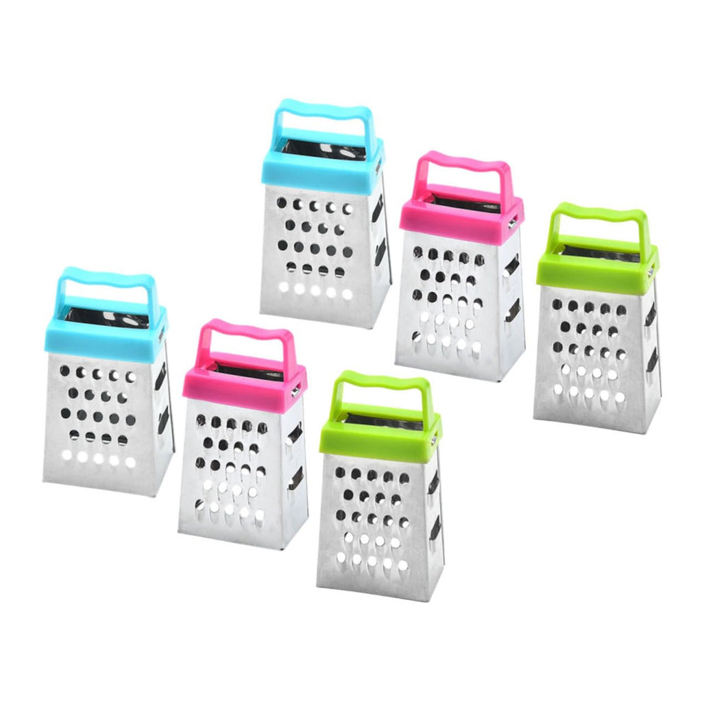 PRETYZOOM 18pcs Stainless Cheese Grater Fine Grater Slicer Vegetable Slicer Easy Peel