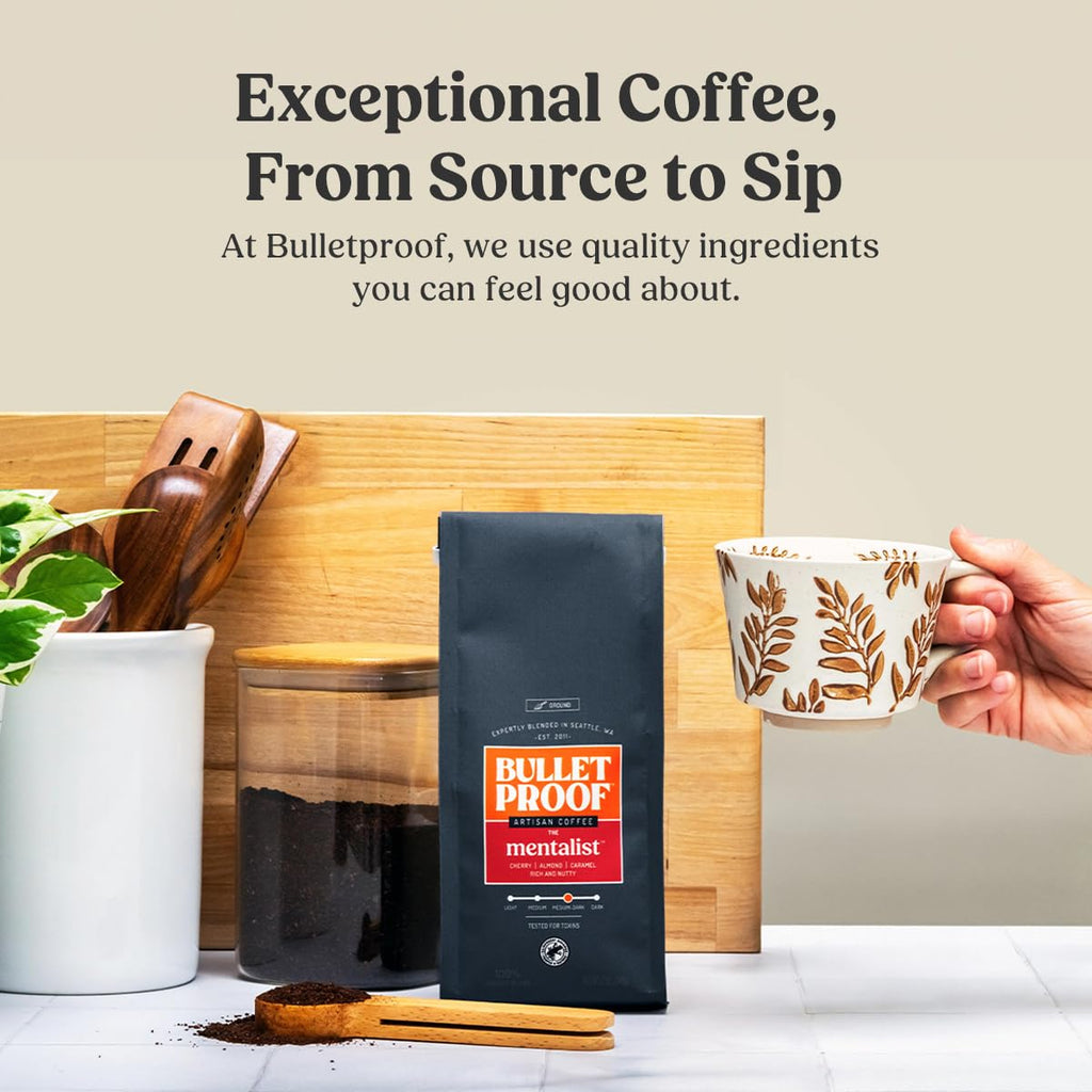 Bulletproof Mentalist Ground Coffee, 12 OZ