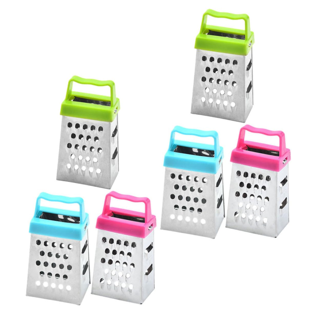 PRETYZOOM 18pcs Stainless Cheese Grater Fine Grater Slicer Vegetable Slicer Easy Peel