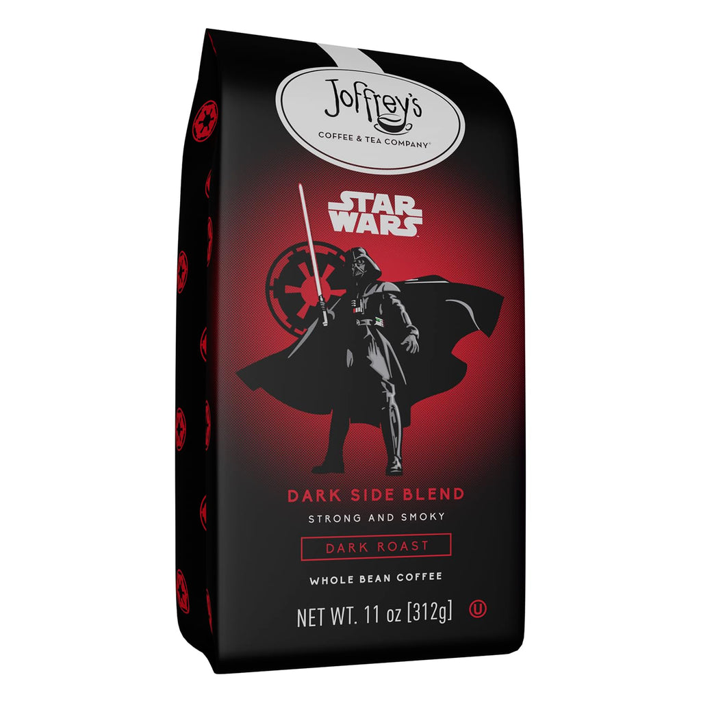 Joffrey's Coffee - STAR WARS™ Dark Side Blend, STAR WARS Licensed Coffee Collection, Artisan Dark Roast, Strong & Smooth Taste, Brew or French Press (Whole Bean, 11oz)