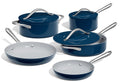 CookinCraze Pots and Pans Set Non Stick 8 Pcs Healthy Ceramic Cookware Set