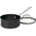 Cuisinart Chef's Classic Nonstick Hard-Anodized 1.5-Quart Saucepan with Lid, Black, 619C-16
