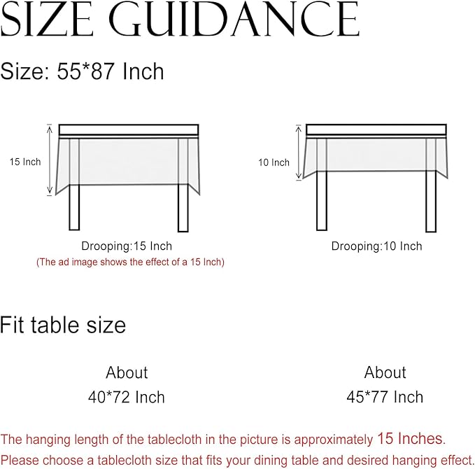ISAENNE Designer Floral Linen Tablecloth Rectangular,French Off White Elegant Table Cloth,Washable Home Decor Tablecloths for Dining Thanksgiving Kitchen Christmas Party,55"*87"-Grace B