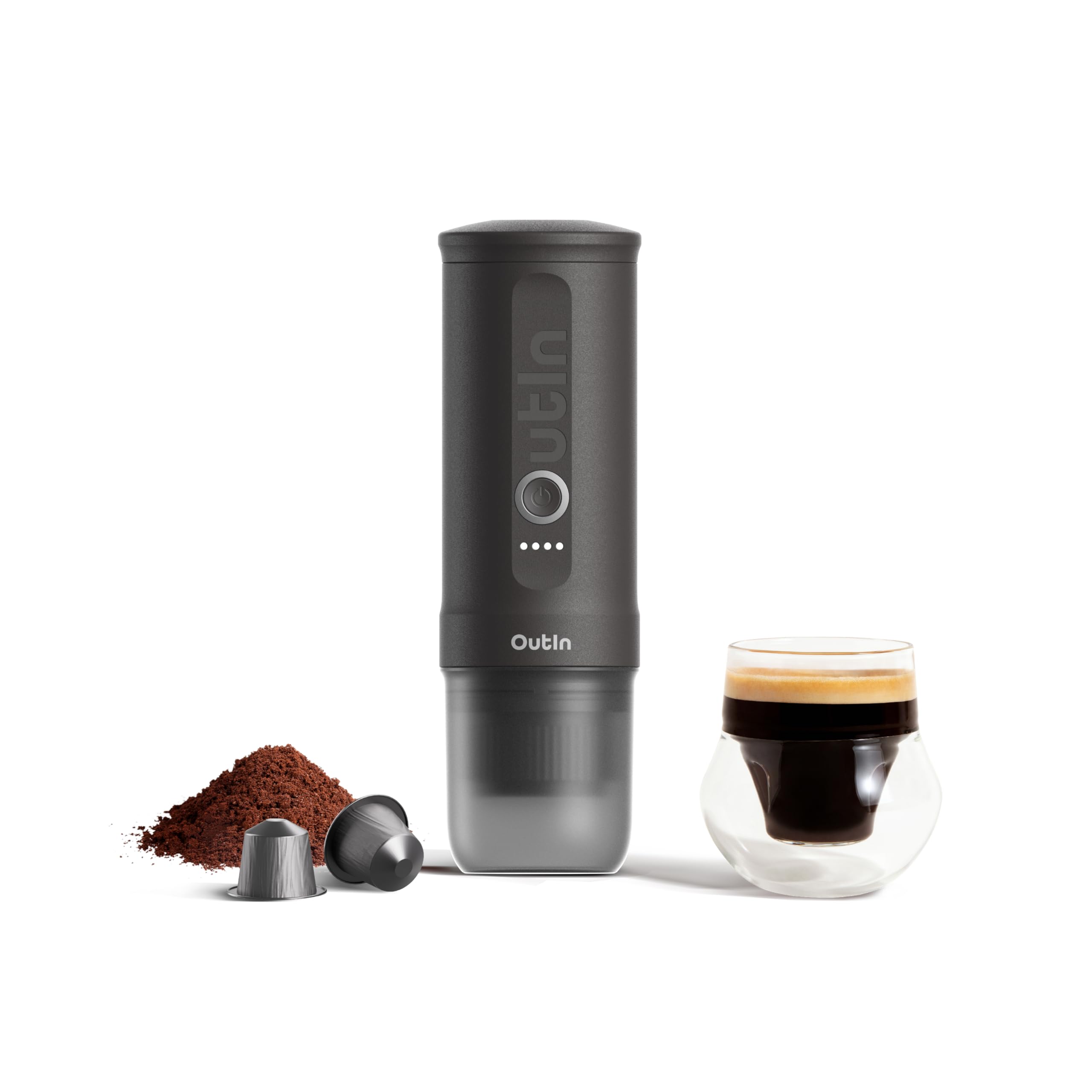 OutIn Nano Portable Electric Espresso Machine, Travel Coffee Maker