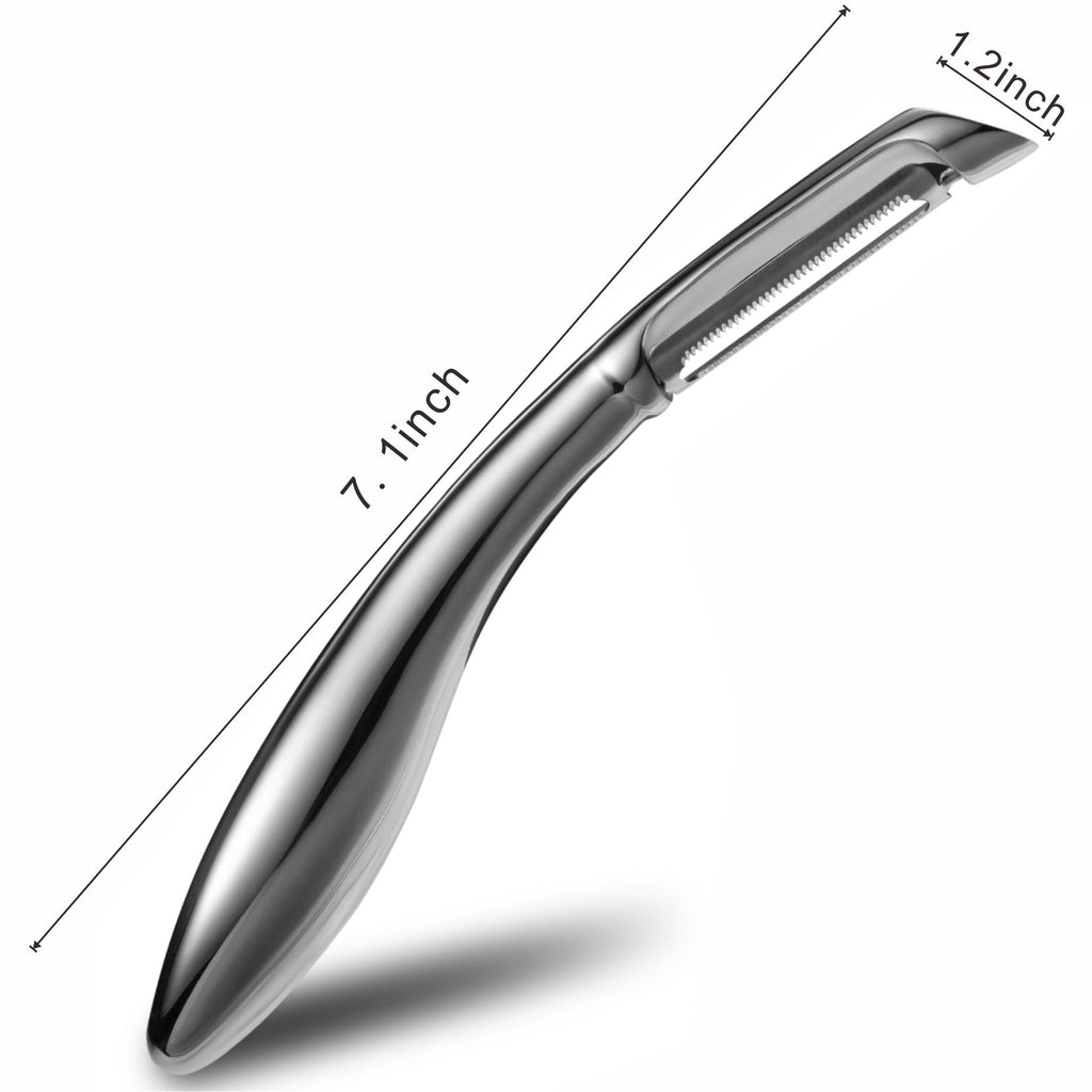 LIIGEMI Premium Stainless Steel Vegetable Peeler,I Sharp Potato Peeler for Kitchen,Practical and Comfortable Stainless Steel Veggie Peeler Machine