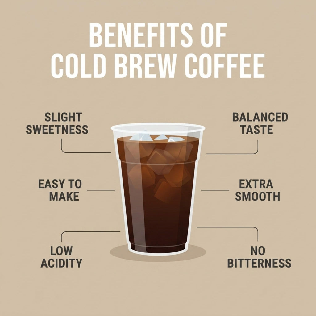 Cold Brew Organic Coarse Ground Coffee, Colombian Supremo, Dark Roast, Coarse Grind for Cold Brew Coffee & French Press,1 LB