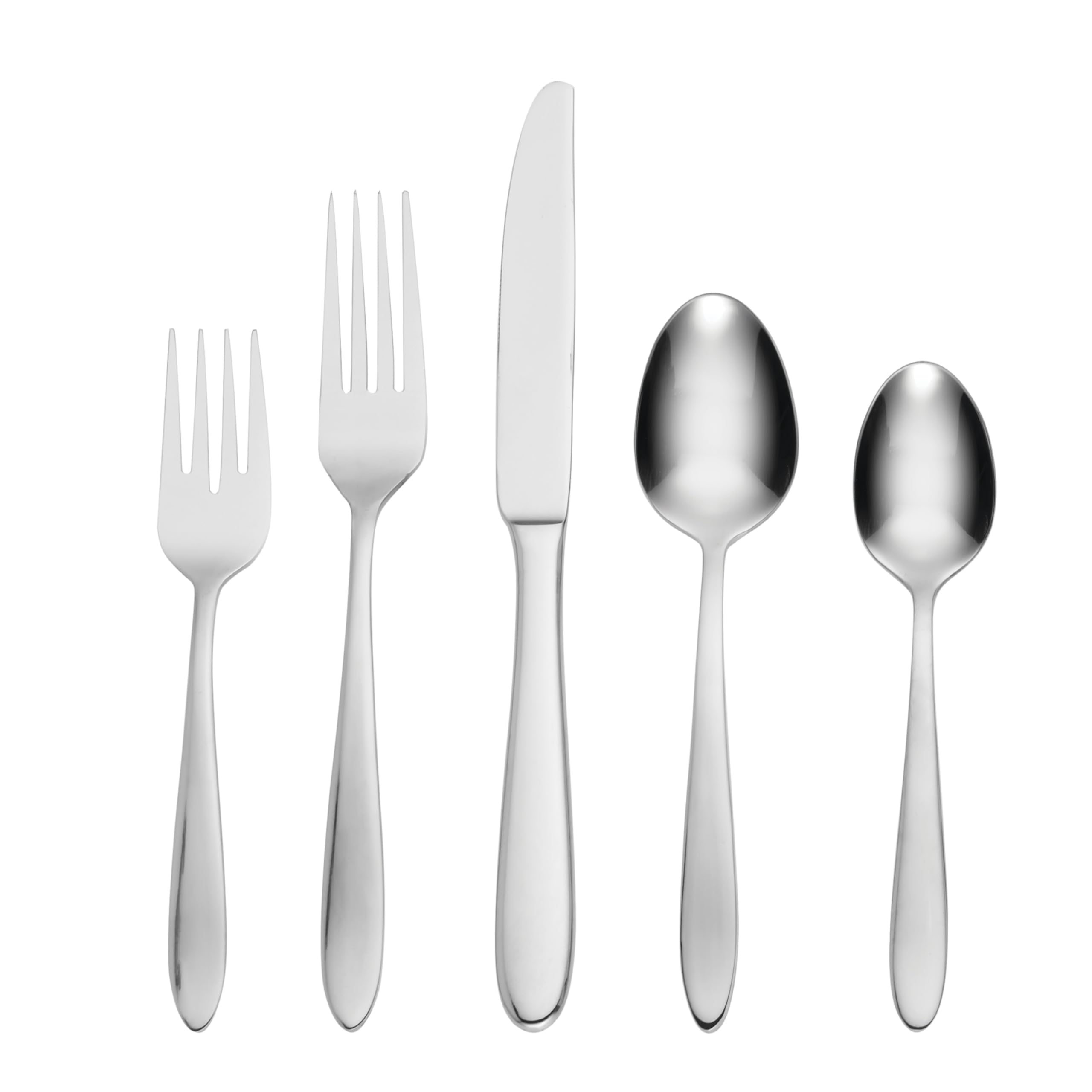 Oneida Mooncrest 45-Piece 18/0 Silverware Set for 8, Flatware