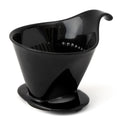 ZERO JAPAN - Bee House Pour Over Coffee Dripper - Ceramic Coffee Maker with Elegant Peek Hole, Drip Cone Brewer Coffee Gifts, Brewing Accessories - Black, Standard Size