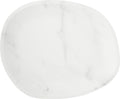Carlisle FoodService Products Ridge Resuable Plastic Platter Oblong Platter for Home and Restaurant, Melamine, 13 Inches, Marble, (Pack of 6)