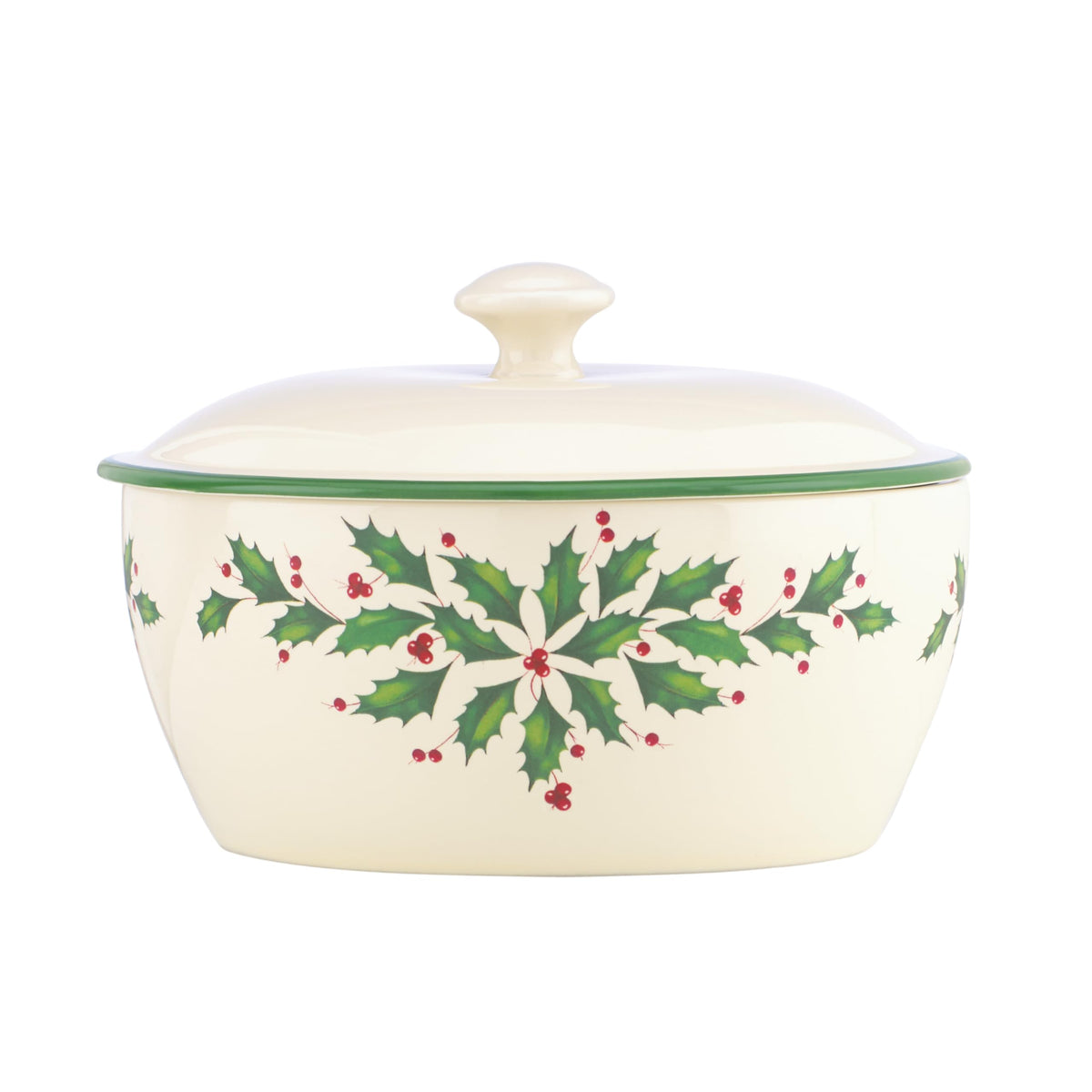 Lenox Holiday Porcelain Oblong Christmas Serving Platter