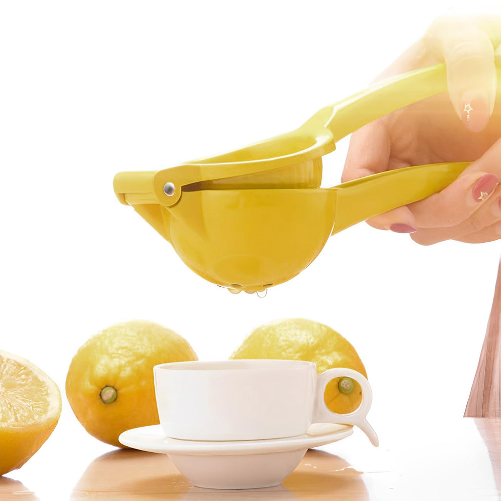 4 Pcs Lemon Squeezer Hand Press Aluminum Alloy Lime Squeezer Manual Citrus Juicer Multipurpose Lime Juicer for Kitchen Bar Restaurant