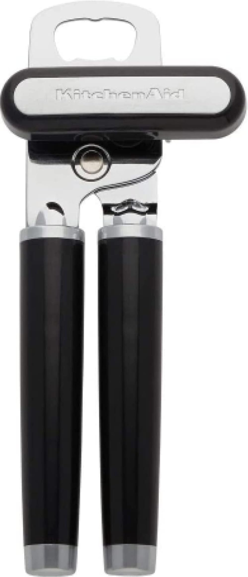 KitchenAid Classic Multifunction Can Opener and Bottle Opener Easy to Use, Razor Sharp Stainless Steel Cutting Wheel, Soft Ergonomic Handles, Almond Cream
