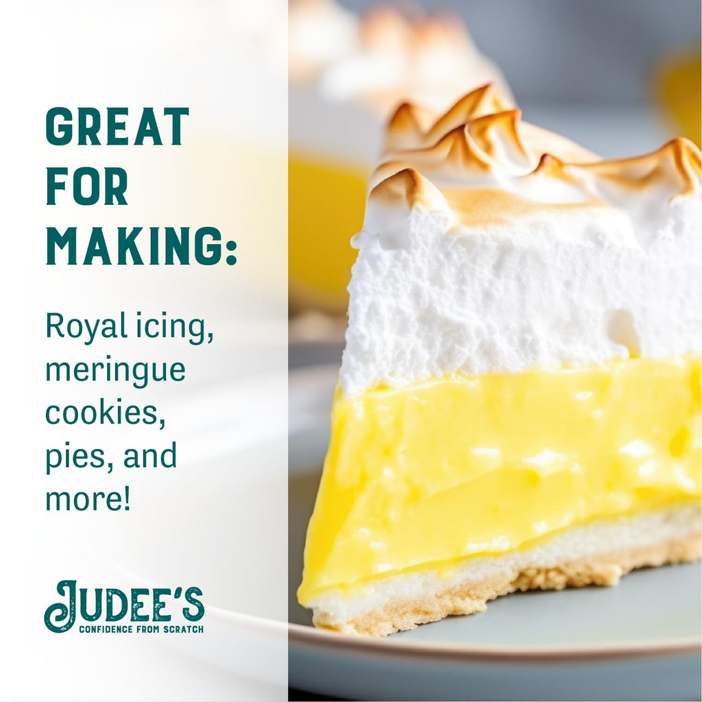 Judee's Gluten Free Meringue Powder Mix - Meringue Powder for Royal Icing - Gluten-Free Nut-Free Cookie Icing Mix - Use with Cookie Decorating Supplies - 24 Oz