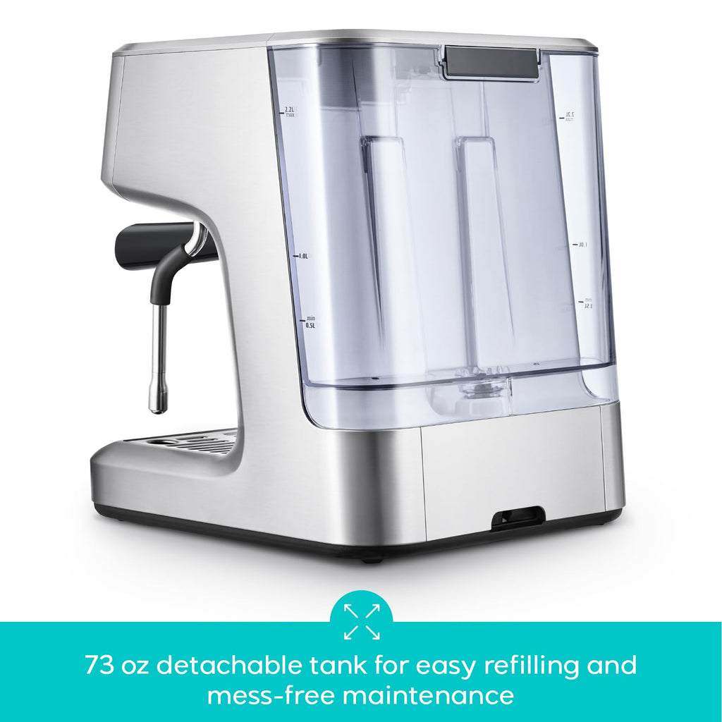 CASABREWS Ultra Espresso Machine, Barista Espresso Maker with Steam Wand