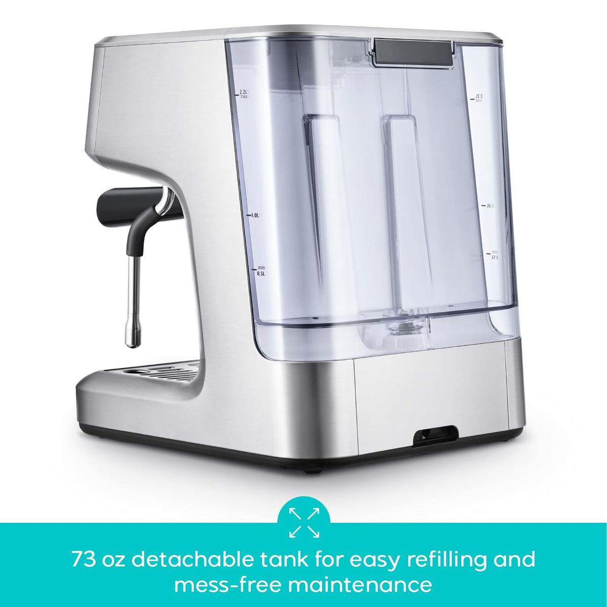 CASABREWS Ultra Espresso Machine, Barista Espresso Maker with Steam Wand
