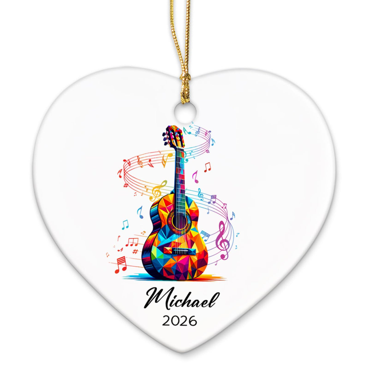 French Horn Ceramic Ornaments, Customized Name & Year French Horn Player Christmas Ornament Gifts, Musical Instrument Ornaments Xmas Tree, Personalized Music Lovers Ceramic Ornament Decoration 2026