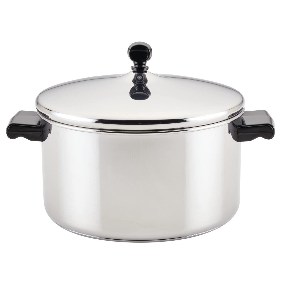 Farberware Classic Series Stainless Steel Pot with Lid, 8-Qt
