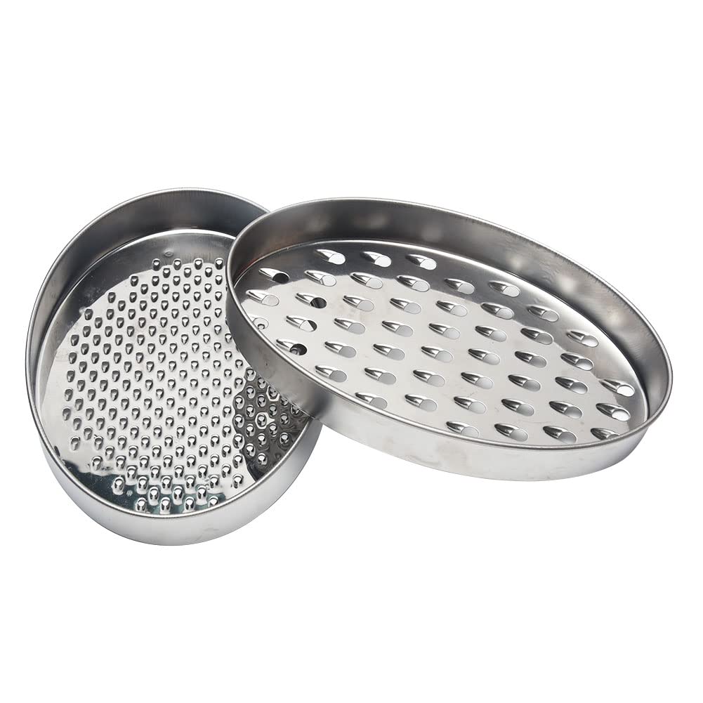 Cheese Grater with Container and Lid 2 Blade Kitchen Grater