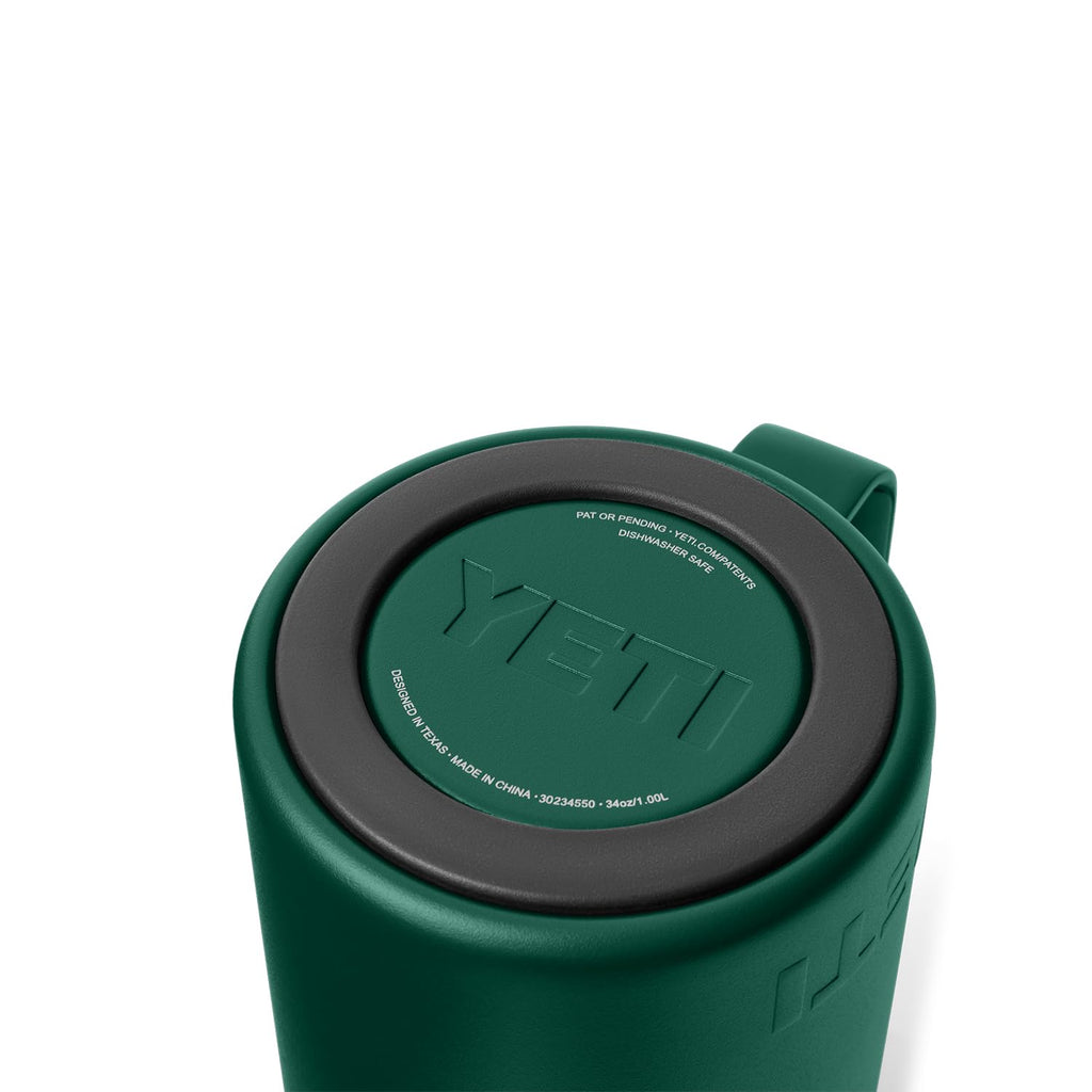 YETI Rambler 34 oz. French Press Coffee Maker, Black Forest Green