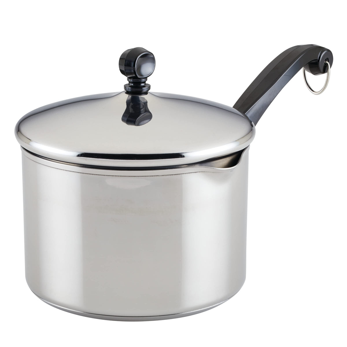 Farberware Classic Series Stainless Steel Pot with Lid, 8-Qt