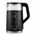 OVENTE 1.7L Electric Kettle with Digital Touchscreen, 1500W, Black KD96B