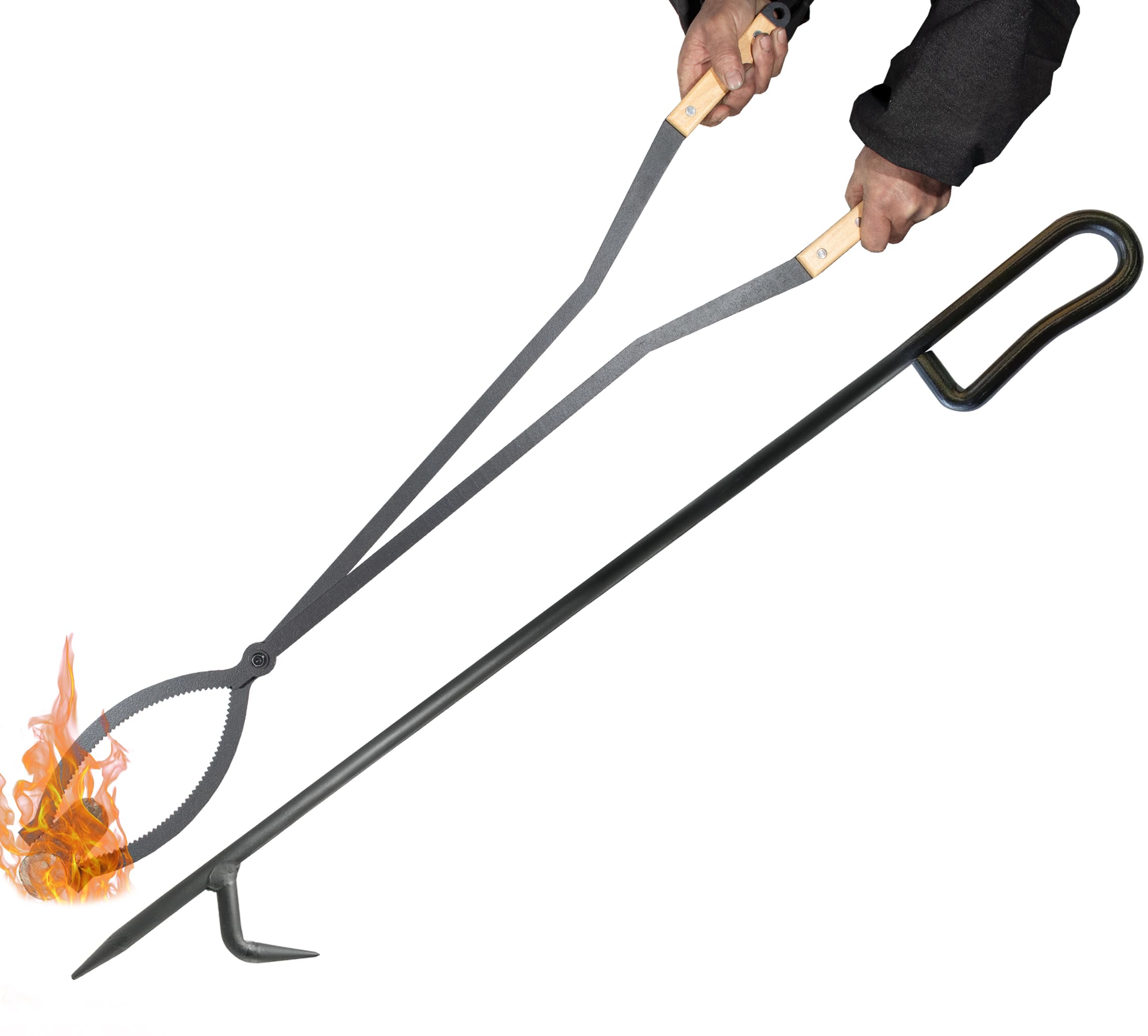 Fireplace Tongs and Poker Set (Fireplace Tongs & Poker)
