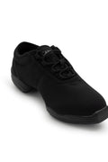 Capezio womens Canvas Sneaker dance shoes, Black, 8.5 US