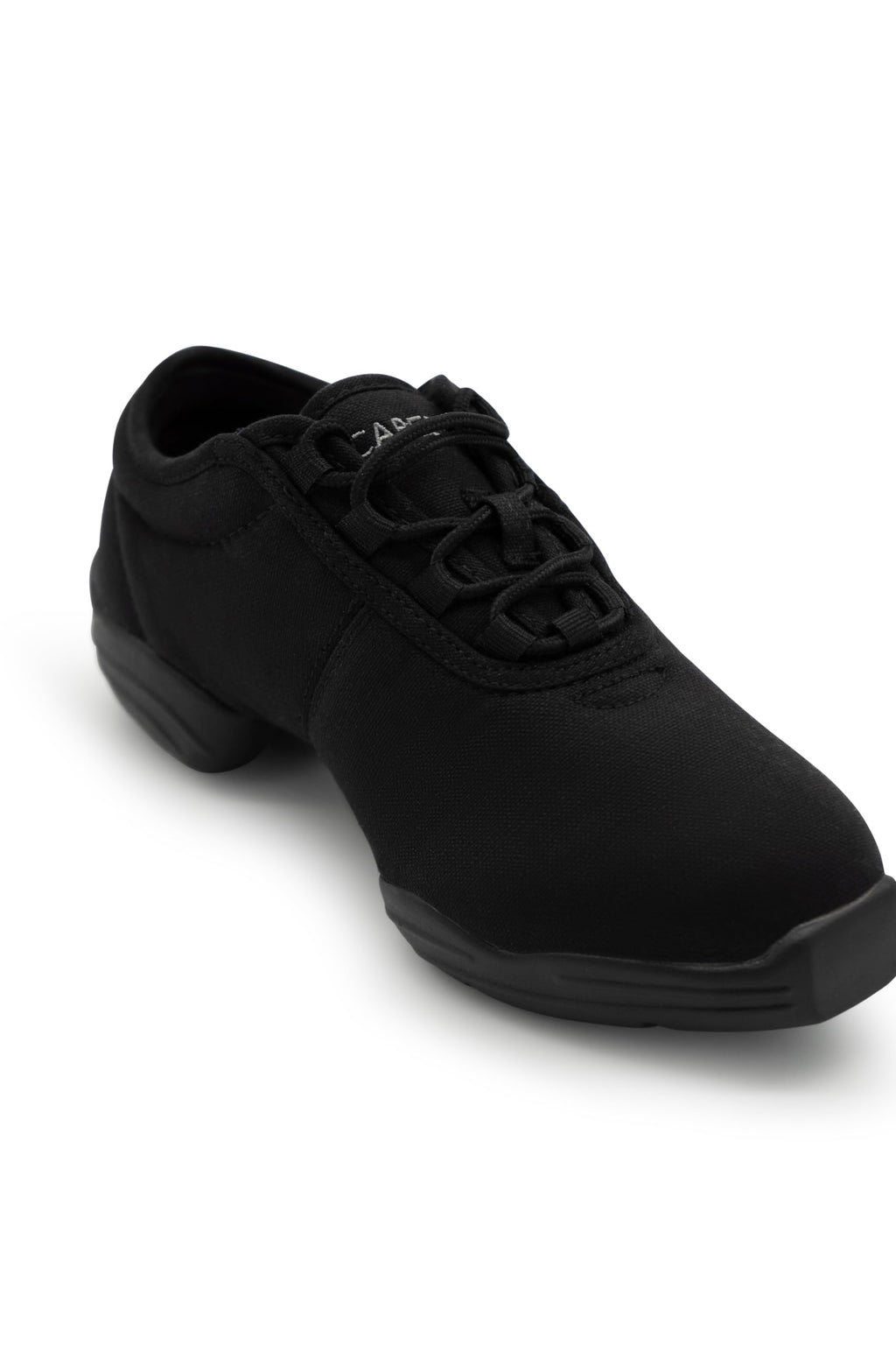 Capezio unisex-adult Black Canvas Dance Sneaker, 4 M US