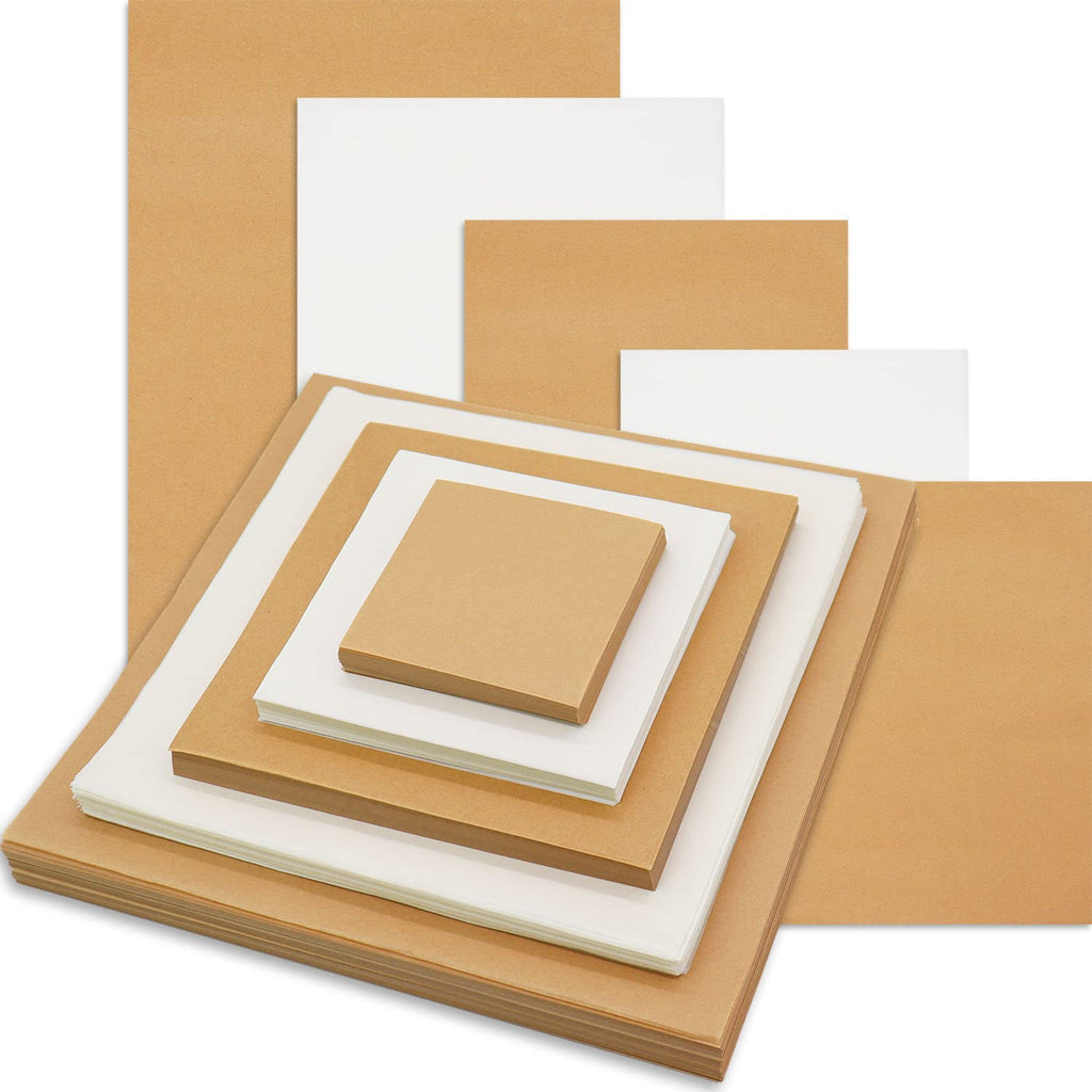 120 Pcs Parchment Paper Sheets, 8"x12" Pre-cut Unbleached Parchment Baking Paper for Air Fryer, Oven, Bakeware, Steaming, Cooking Bread, CupCake, Cookies