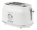 Haden Dorset 2 Slice Extra Wide Slot Toaster with Cool Touch Exterior, Removable Crumb Tray, and 6 Variable Browning Control, Ivory