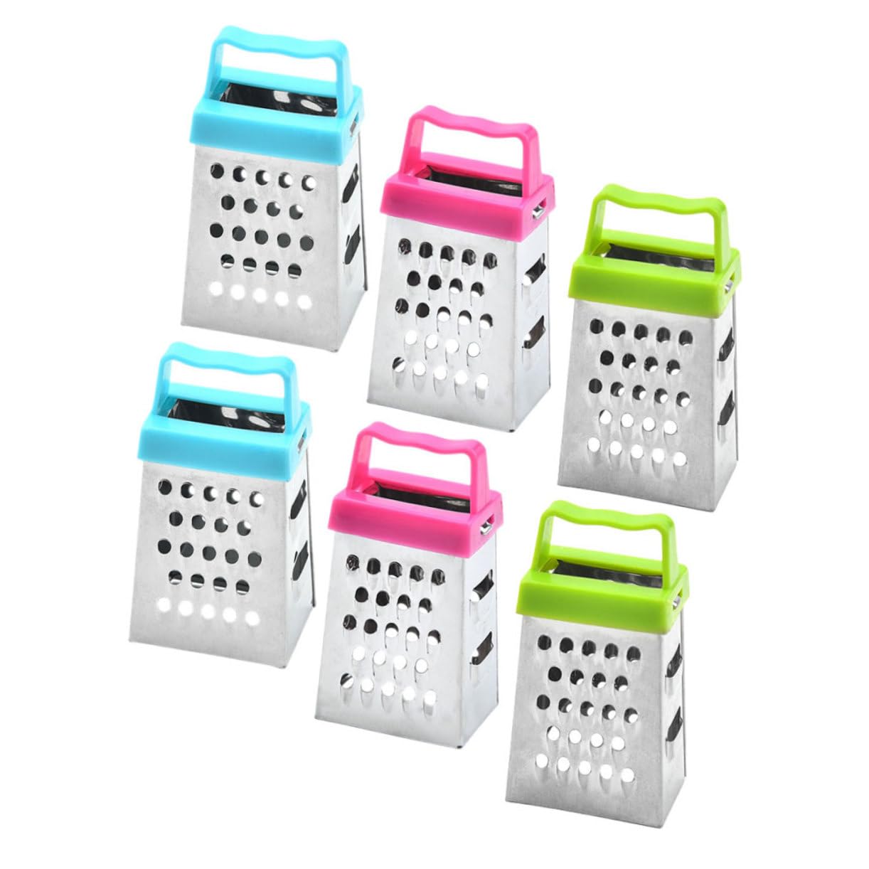 PRETYZOOM 18pcs Stainless Cheese Grater Fine Grater Slicer Vegetable Slicer Easy Peel