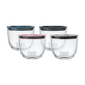 S'well 12oz Glass Prep Bowl Set of 4 For Easy Meal Prep, S'well Signatures, Made From Durable Tempered Glass, Nests Inside 21.5oz
