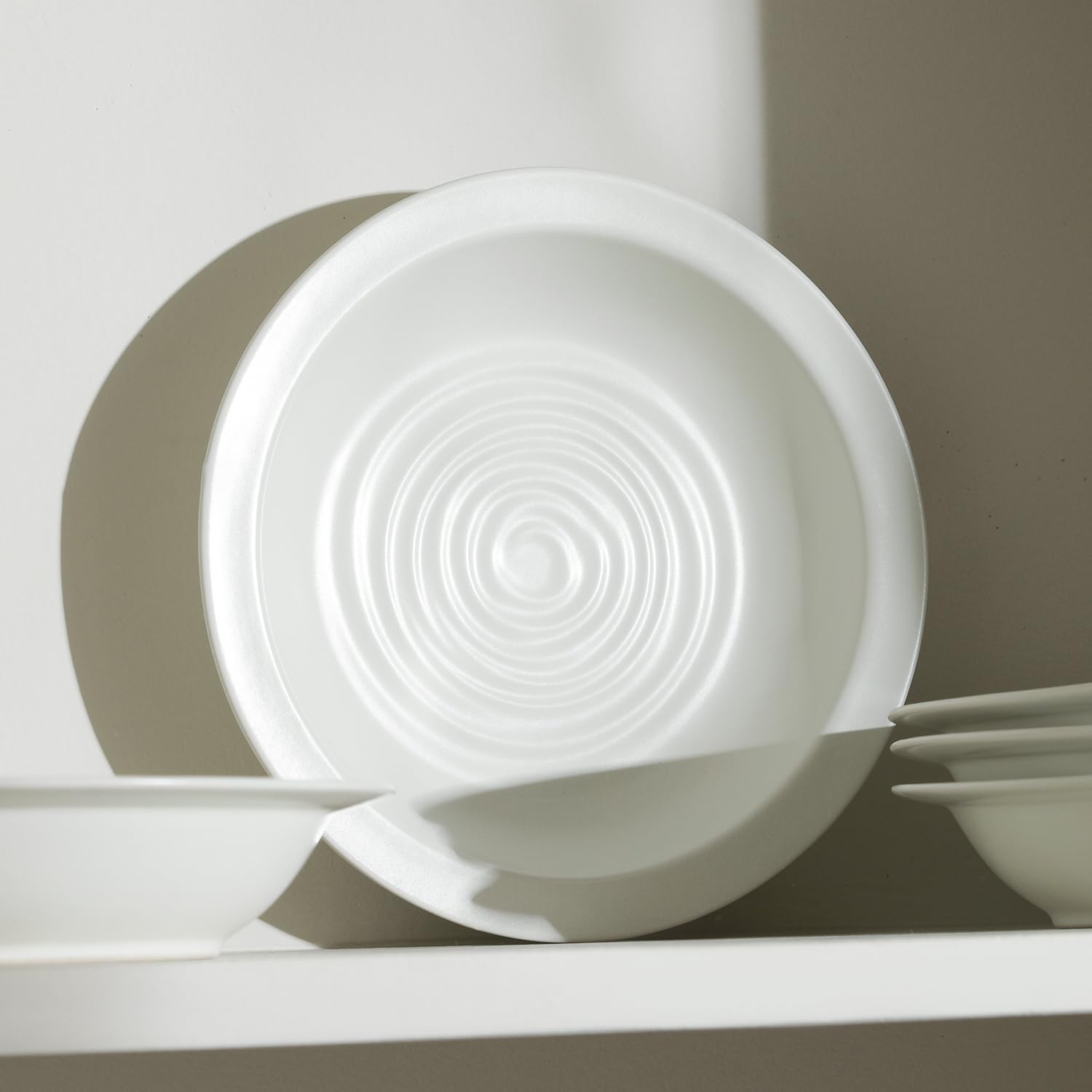 Stone Lain Orbit Pasta Bowls Set, 18.2 Oz - White, Set of 4