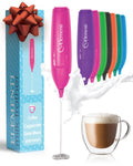 Elementi Powerful Frother Wand – Lightweight Milk Frother & Drink Mixer Handheld, Matcha Whisk for Dreamy Lattes, Powerful Coffee Mixer Wand & Blender Stirrer - Make Creamy Cappuccinos at Home (Teal)