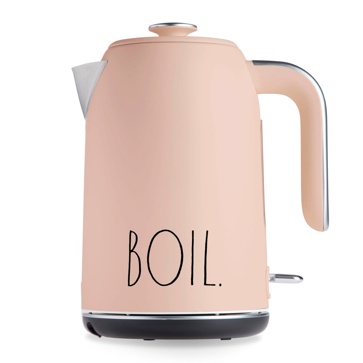 Rae Dunn Electric Hot Water Kettle - Stainless Steel Coffee Maker, Tea Kettle, Swivel Base, With Automatic Shut Off Boil-Dry Protection, Easy Pour, 1500 Watt Boiling Power, 1.7 Liters, Baby Blue
