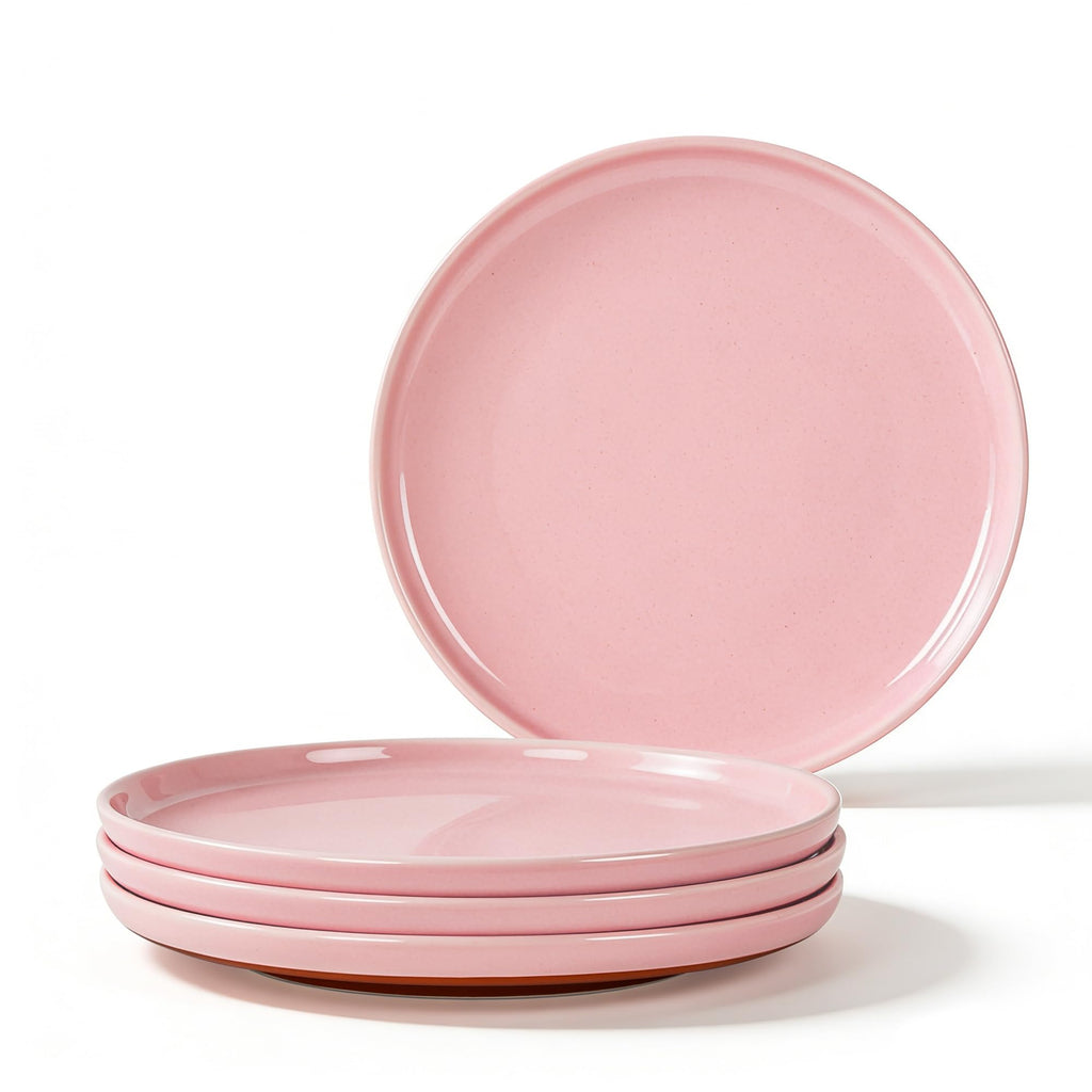 GZG Ceramic Dinner Salad Plates, 8 Inch, Set of 4