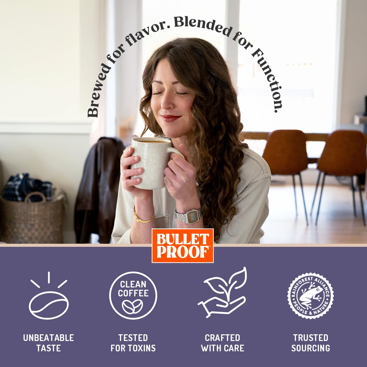 Bulletproof Enlightener Medium-Dark Roast Ground Coffee, 10 oz