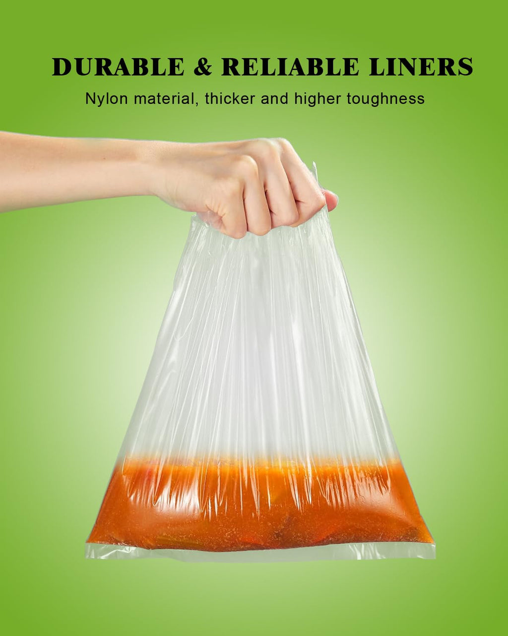 Slow Cooker Liners, 40 Cooking Bags Extra Large Disposable Pot Liner Plastic Bags for 6QT to 10QT Slow Cooker Cooking Pans, 14“ x 22”, 40 Liners (2pack)
