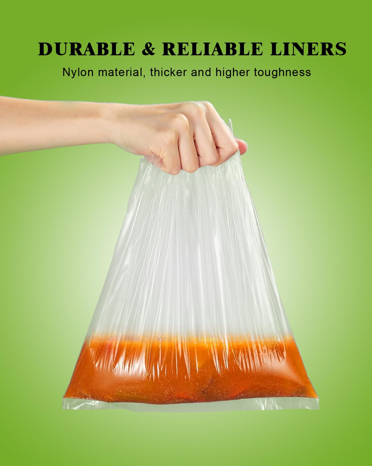 Slow Cooker Liners, 40 Cooking Bags Extra Large Disposable Pot Liner Plastic Bags for 6QT to 10QT Slow Cooker Cooking Pans, 14“ x 22”, 40 Liners (2pack)