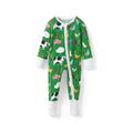 Little Sleepies Baby Pajamas, Green Farm Animals, Preemie