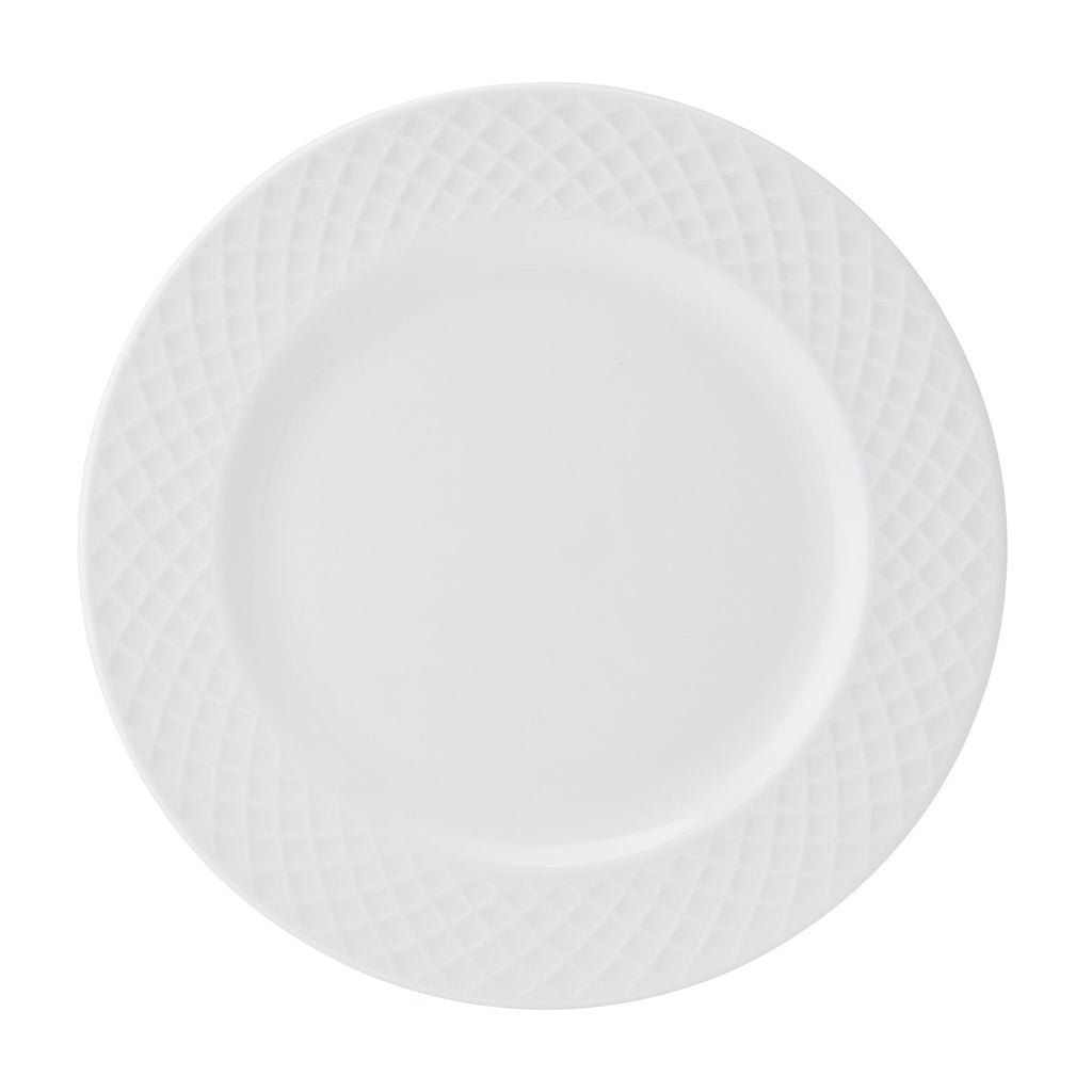 Mikasa Trellis Bone China Lightweight Chip Resistant 40 Piece Dinnerware Set, Service for 8