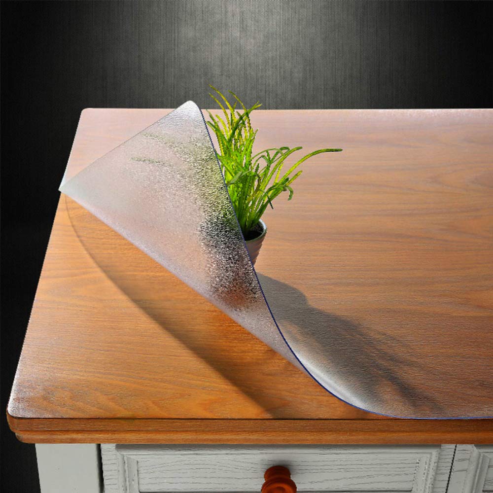 NECAUX Frosted PVC Table Cover Protector 20 x 83 Inch 1.5mm Thick