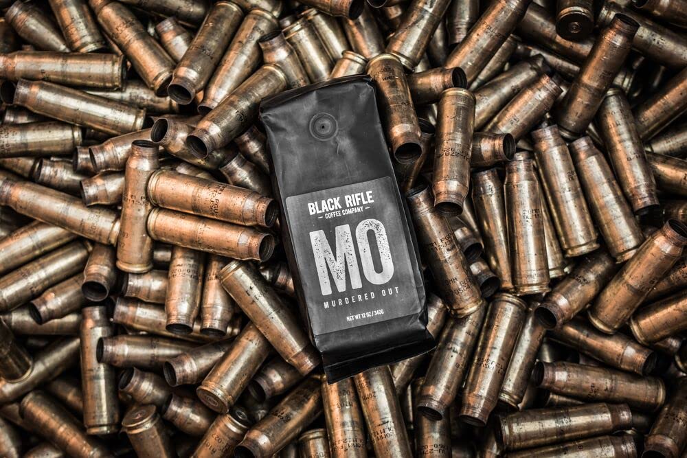 Black Rifle Coffee Dark Roast Ground Coffee Murdered Out 12 oz