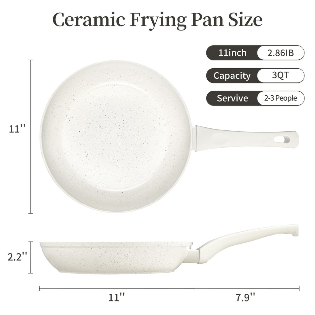 Innerwell 11-Inch Nonstick Frying Pan Small Egg Pan Skillet