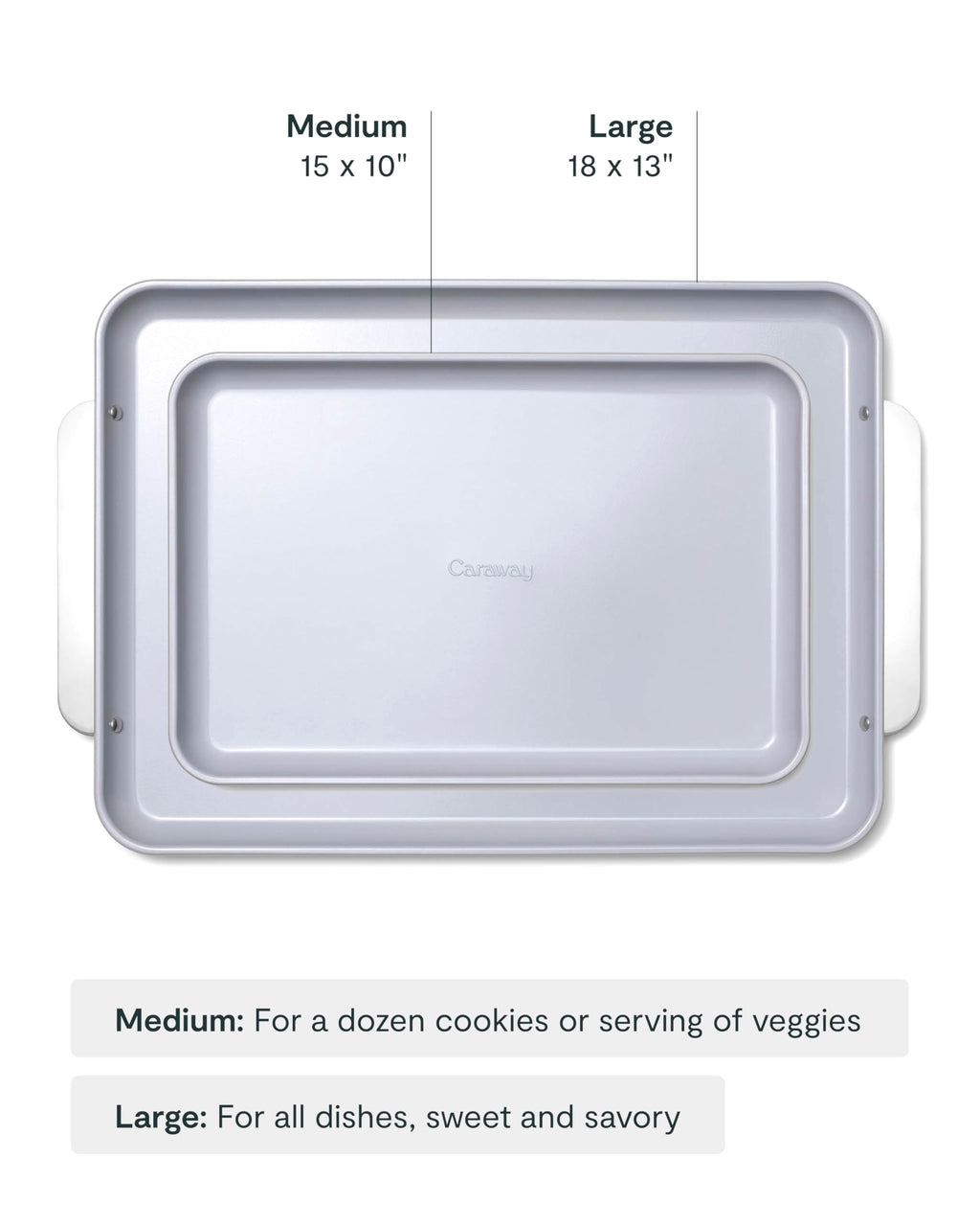 Caraway Non-Stick Ceramic Baking Sheet Duo