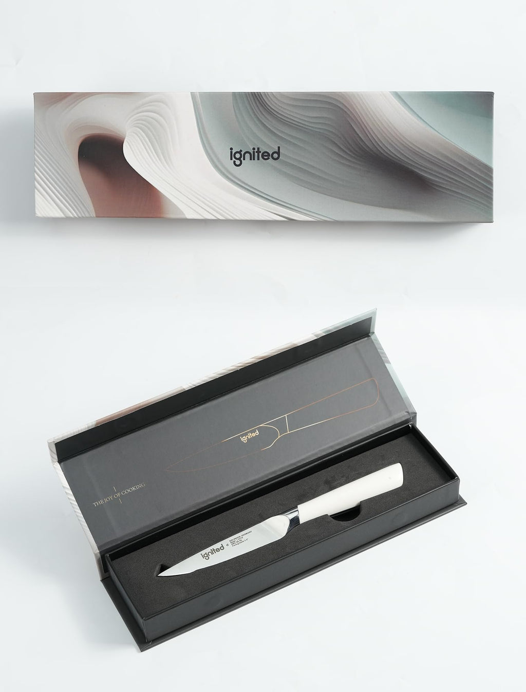 3.5 Inch Paring Knife – German Stainless Steel, Ivory White Handle