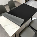 Zinkooat Leather Table Pad,1.8mm Thick,40x90 Inch,Dining Table Pad,Table Pads for Dining Room Table Rectangular,Table Protectors for Rectangle Tables,Dining Table Cover(Black+Gray,40x90)
