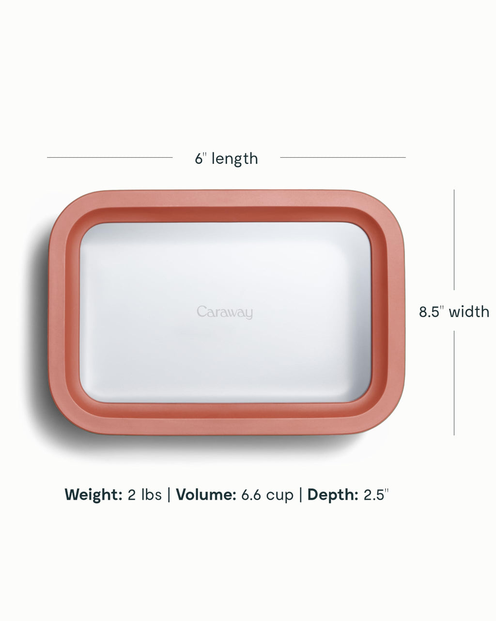 Caraway 2-Piece Glass Food Storage Set with Lids